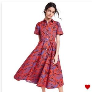 ALEXIS x Target Tropical Leaf Midi Dress Large NWT